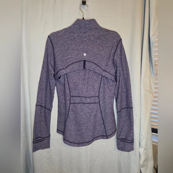 G382. Lululemon Define Jacket (Rulu) in Heathered Hero Blue - Size 12 - Picture 2 of 9